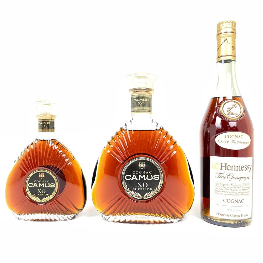 3本 カミュ レイラ コニャック カミュ (CAMUS) コニャック ラバーズボトル 700ml ナポレオン
