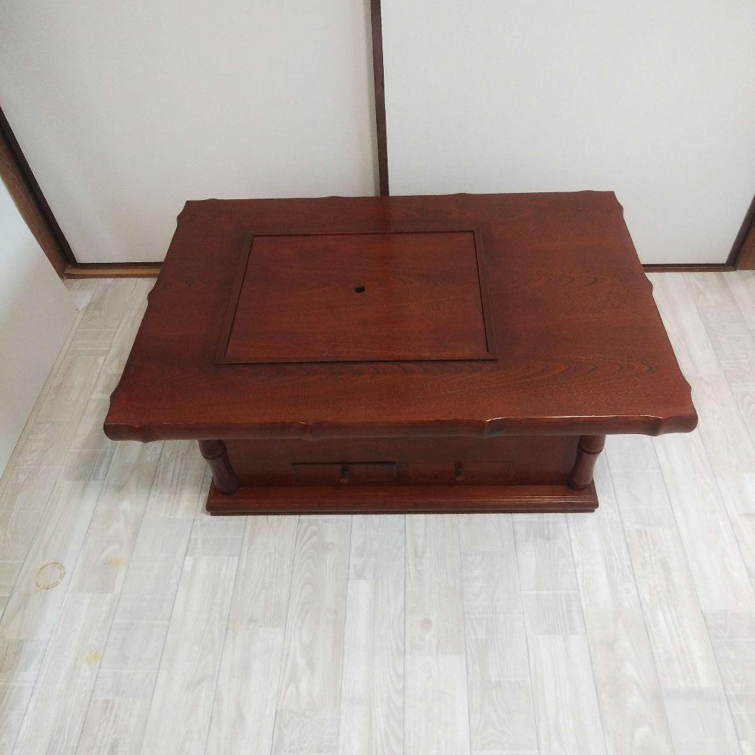 囲炉裏テーブル 箱火鉢 座卓 関西火鉢 （関西火鉢 囲炉裏