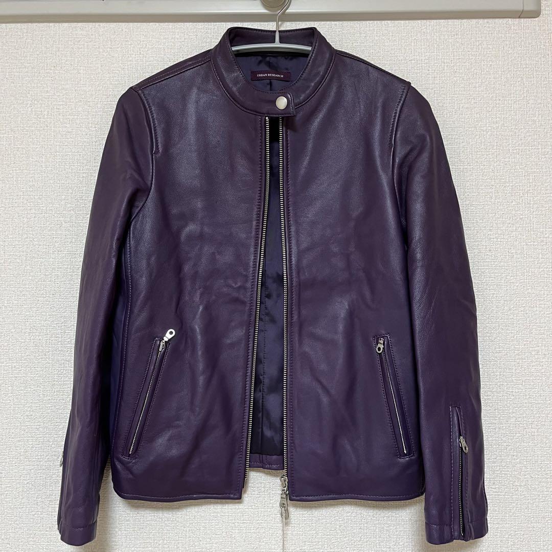 新品] ♡ URBAN RESEARCH ♡ レザーライダースジャケット（URBAN