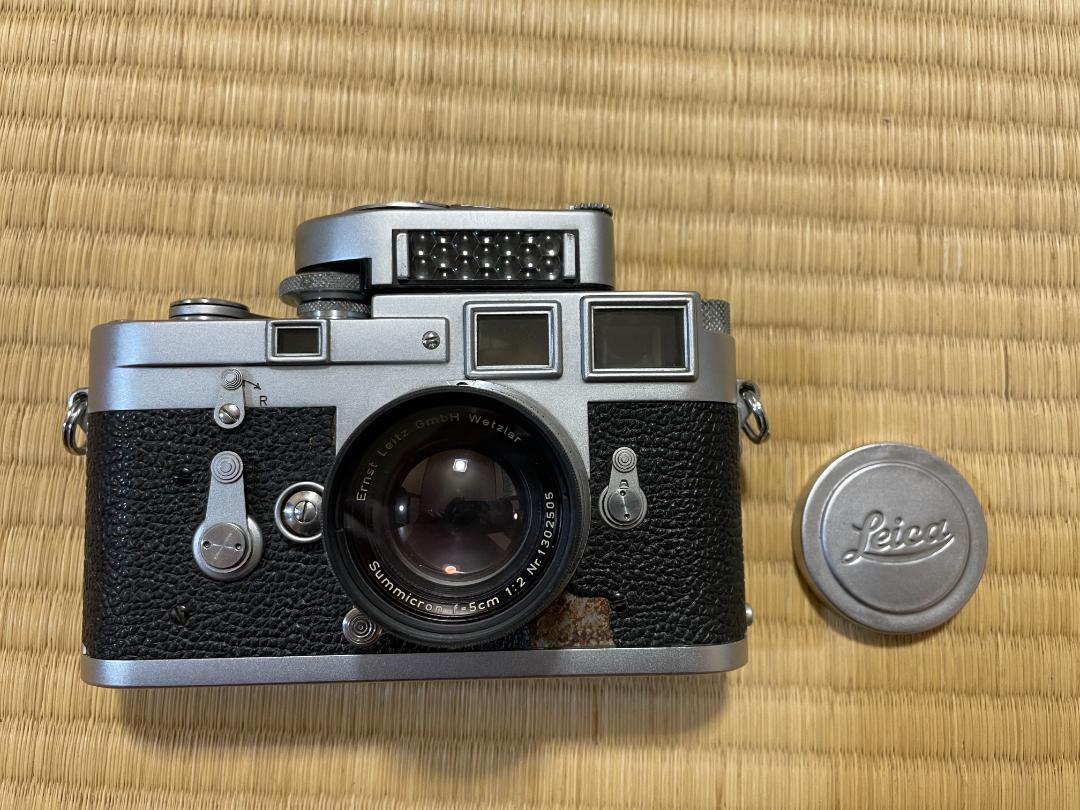 Leica ライカ M3 ＋ ズミクロン f=5cm 1:2沈胴式 ＋ 露出計