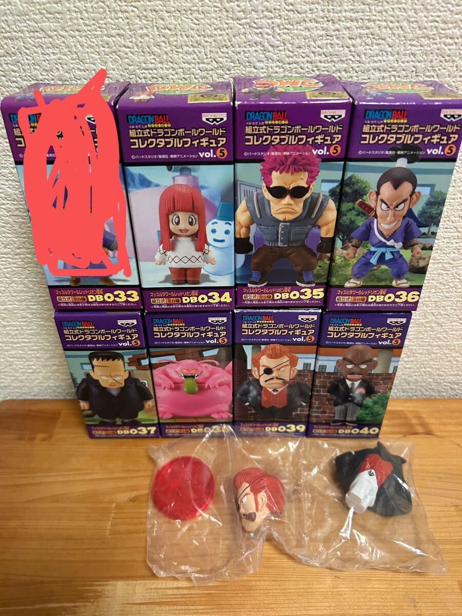 未開封25100 ドラゴンボール vol.5 マッスルタワー&レッドリボン軍編 未開封含 ドラゴンボール ワールドコレクタブルフィギュア Vol.5