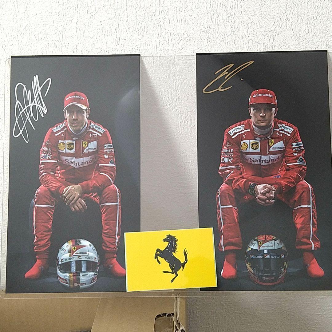 【直筆サイン】セバスチャン・ベッテル 2015年 ドライバーズカード　フェラーリ 直筆サイン】セバスチャン・ベッテル 2015年 ドライバーズカード