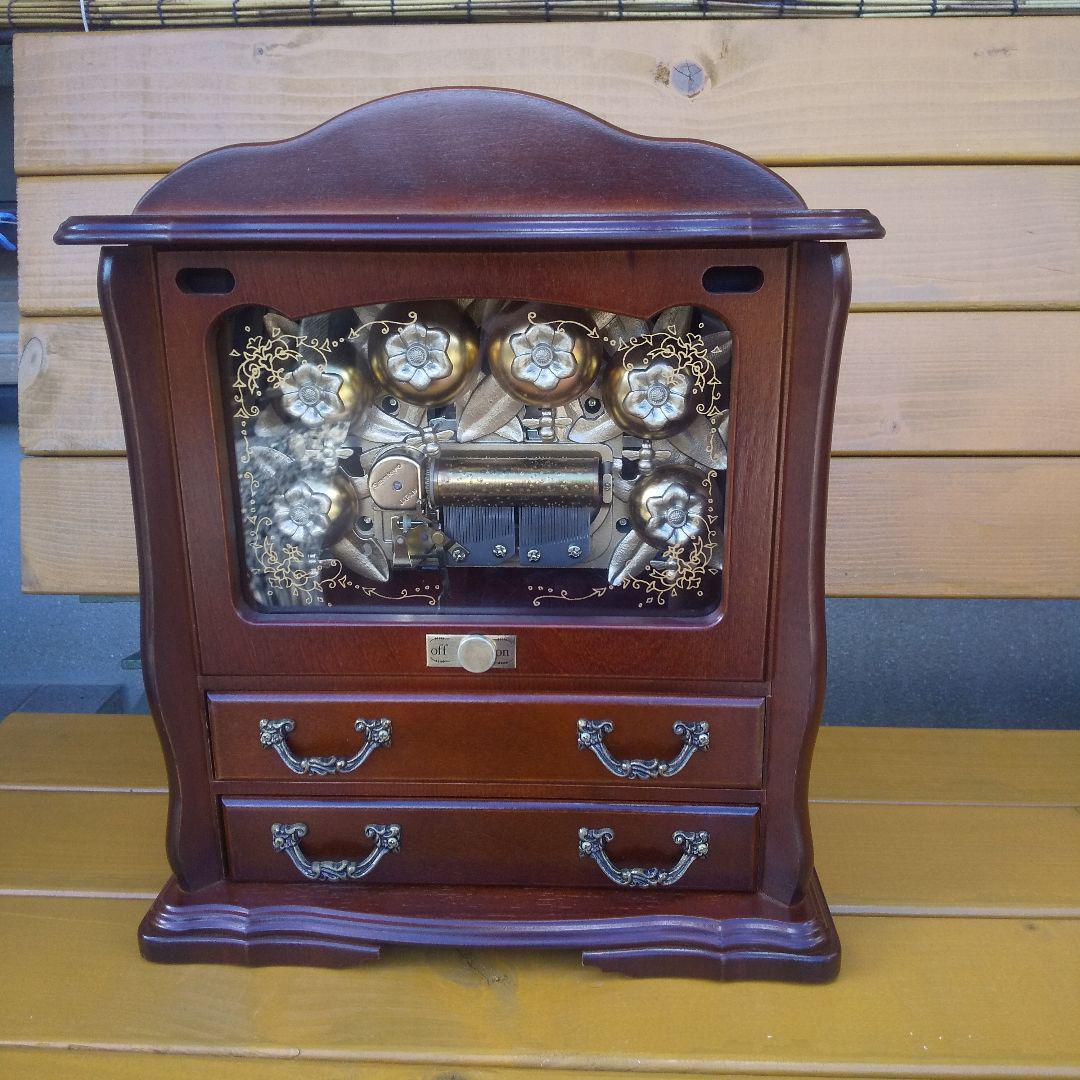 SANKYO サンキョー オルゴール 青きドナウ ジュエリーボックス