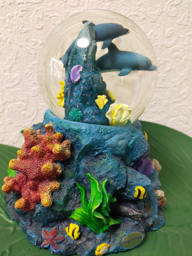 wyland 置物　オルゴール　スノードーム wyland 置物 オルゴール スノードーム