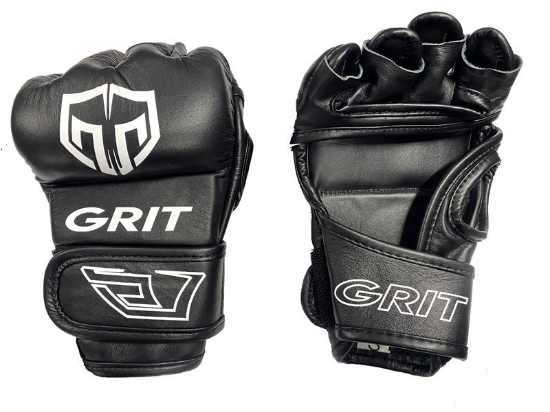 GRIT オープンフィンガーグローブ 黒 Grit】スパーリング用オープンフィンガーグローブ【高性能