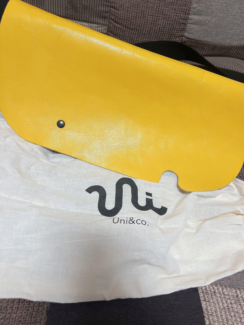Uni&Co メッセンジャーバッグ イエロー Sサイズ（Uni&co