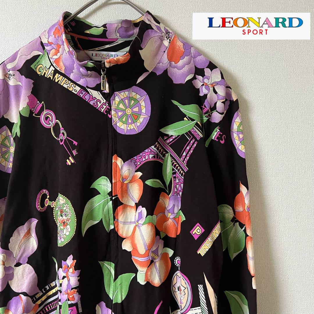 LEONARD（レオナール）パリ プリントジャケット/42/マルチカラー LEONARD（レオナール）パリ プリントジャケット/42/マルチカラー