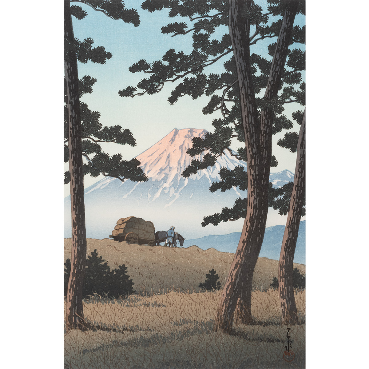 【真作】絵画　住本弥綺子　日本画SM　睡蓮　院友女流作家　箱・黄袋入　X25 真作】絵画 住本弥綺子 日本画SM 睡蓮 院友女流作家 箱・黄袋入