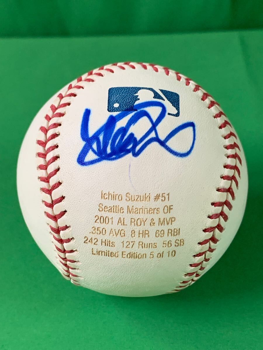 イチロー＃51直筆サイン入り公式メジャーリーグボール（マリナーズ） イチロー直筆サイン#51書込MLB公式ボール ドジャース : 株式会社