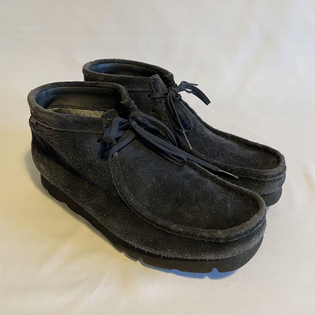 CLARKS × BEAMS GTX ワラビー スウェード ネイビー 26.5 Clarks × BEAMS 別注 Wallabee Boot GORE-TEX®︎ “NAVY SUEDE”の