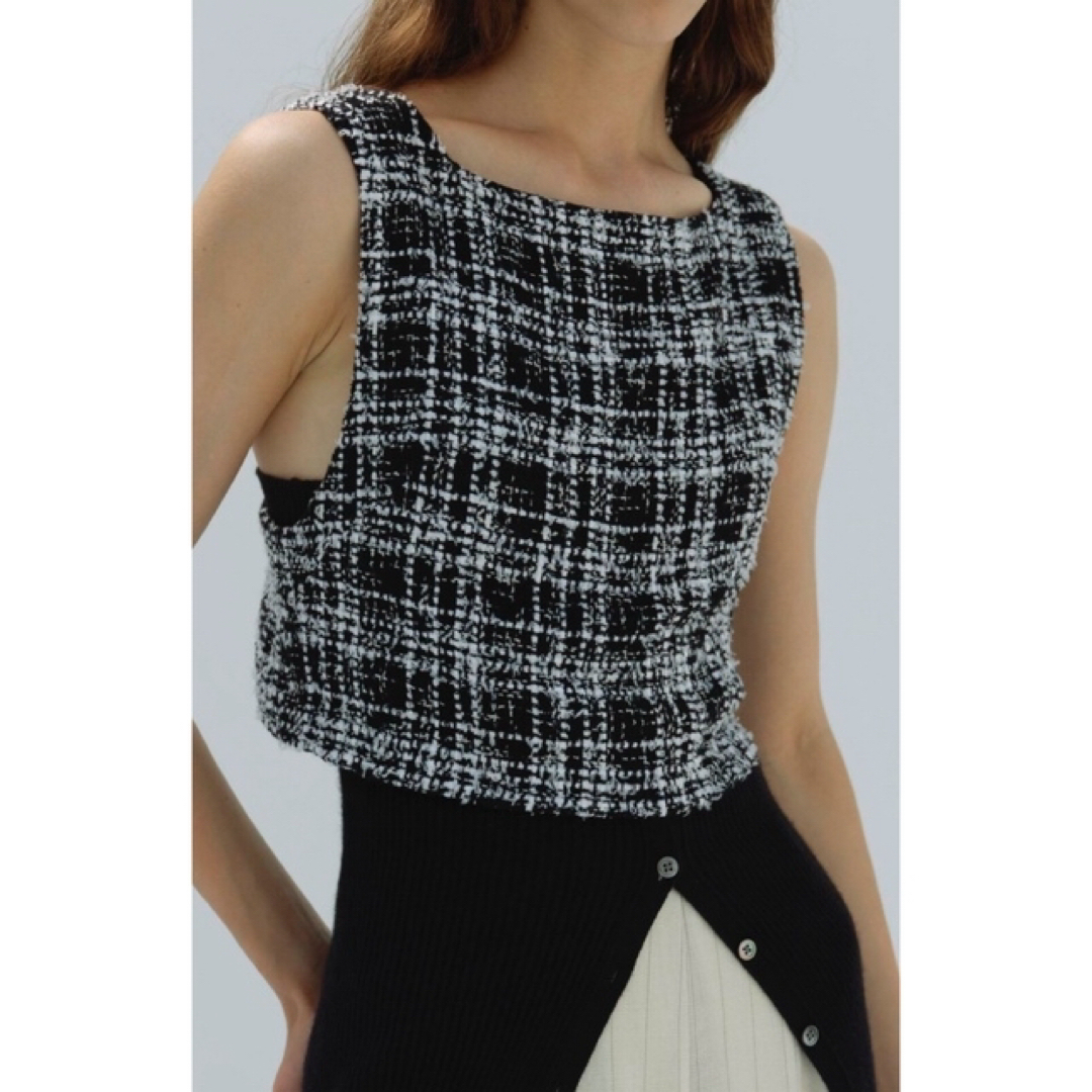 auralee HOMESPUN SUMMER TWEED CAMISOLE（Auralee HOMESPUN