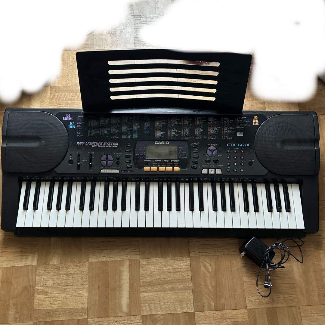 CASIO カシオ 電子キーボード 光ナビゲーション CTK-660L