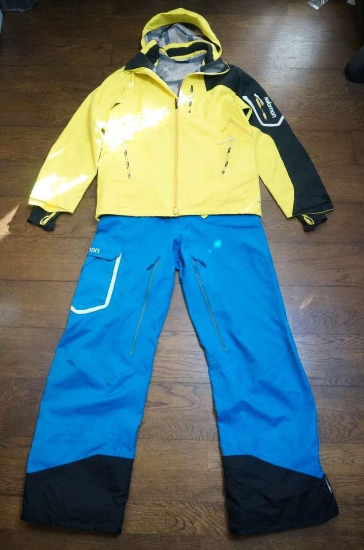 男性用 SALOMON サロモン クライマプロストーム 上下セットM 男性用 SALOMON サロモン クライマプロストーム 上下セットM