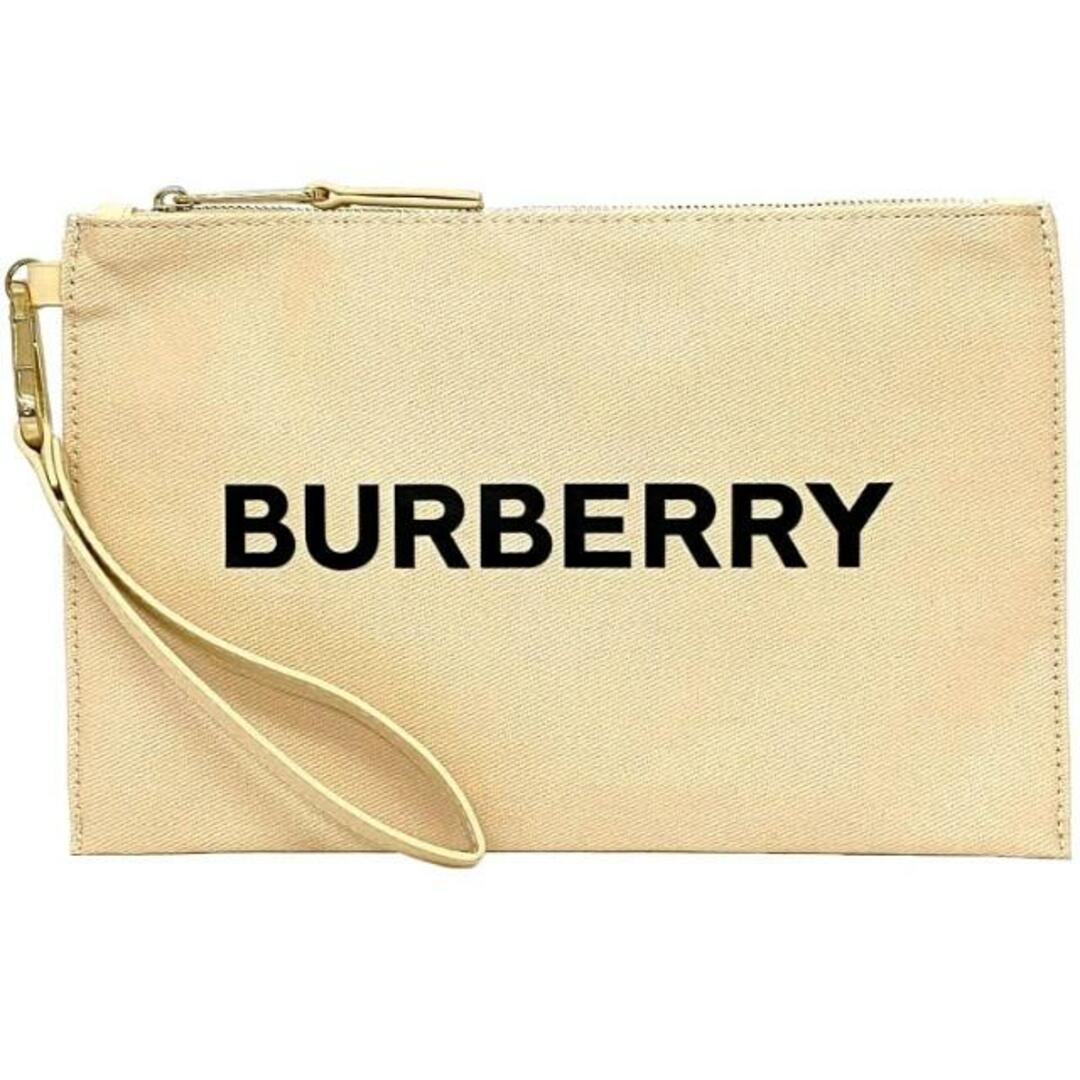 【美品】BURBERRY ベージュ レザー クラッチバッグ BURBERRY バーバリー クラッチバッグ セカンドバッグ バッグ