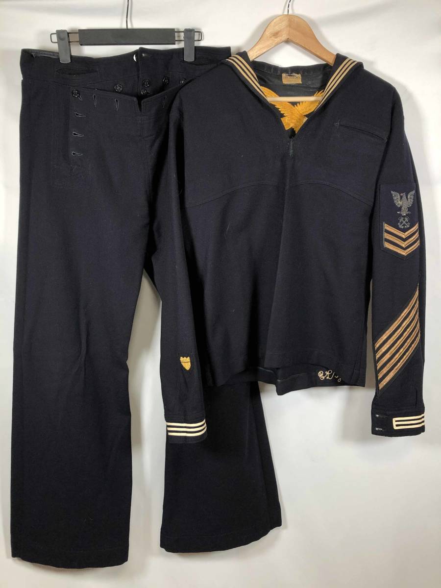 日本海軍 一種 軍衣 ビンテージ 美品 実物 複製□日本海軍 士官用一種軍衣桍 大尉□一種軍装将校軍衣軍服