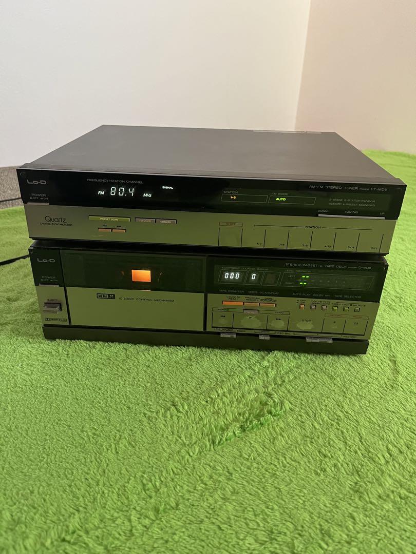 HITACHI Lo-D AM-FMチューナー、カセットデッキ ジャンク （高額