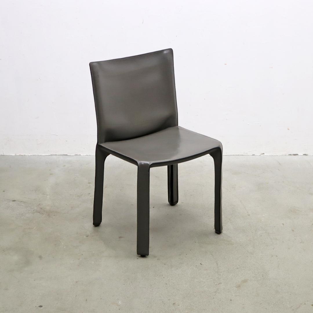 Cassina 412 CAB カッシーナ キャブチェア ダイニングチェア 3 Cassina（カッシーナ）412 CAB 【在庫色/赤茶】キャブ