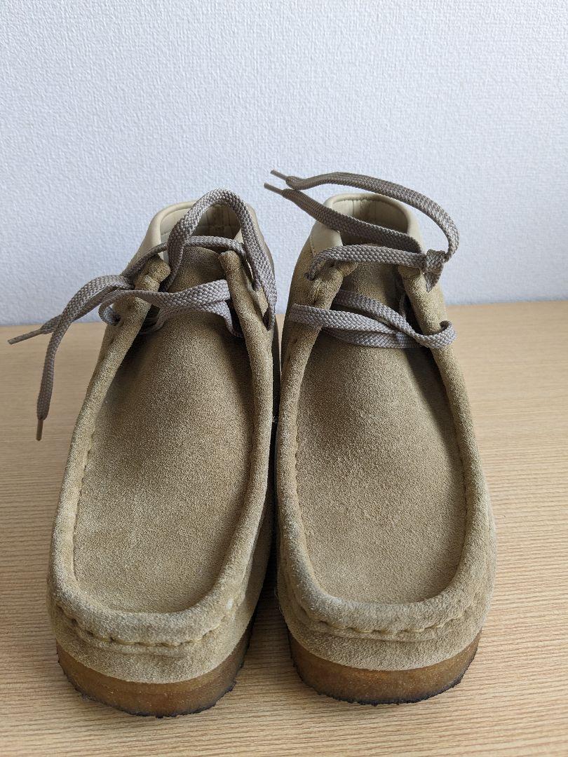 clarks ワラビーブーツ　UK5 24ベージュ　スエード　クレープソール clarks ワラビーブーツ UK5 24ベージュ スエード クレープソール