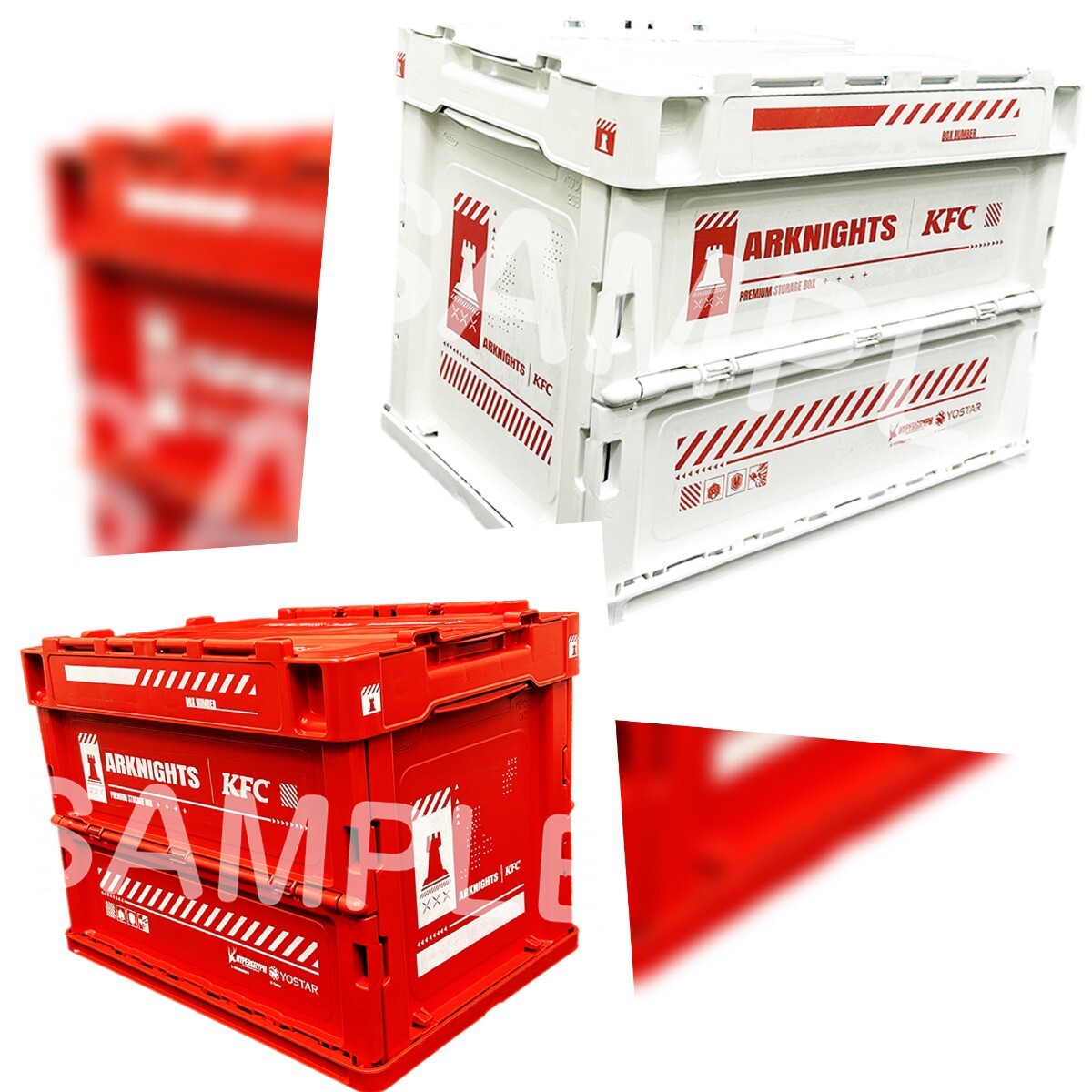 アークナイツ　KFCコラボ ミニコンテナBOX White ver.ケンタッキー YOSTAR】Arknightsアークナイツ KFCコラボ ミニコンテナBOX
