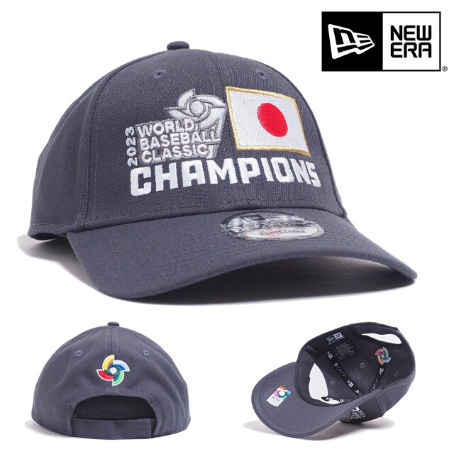 NEW ERA - 【10個セット】2023 WBC 侍ジャパン 日本 優勝記念キャップ グレー cm3930-s1.jpg