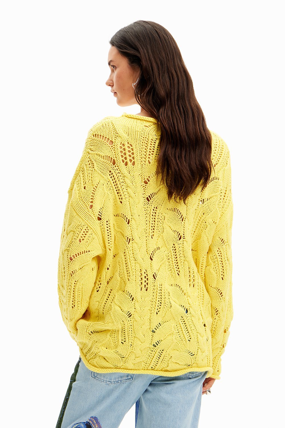 カットワーク オーバーサイズセーター（デシグアル Desigual