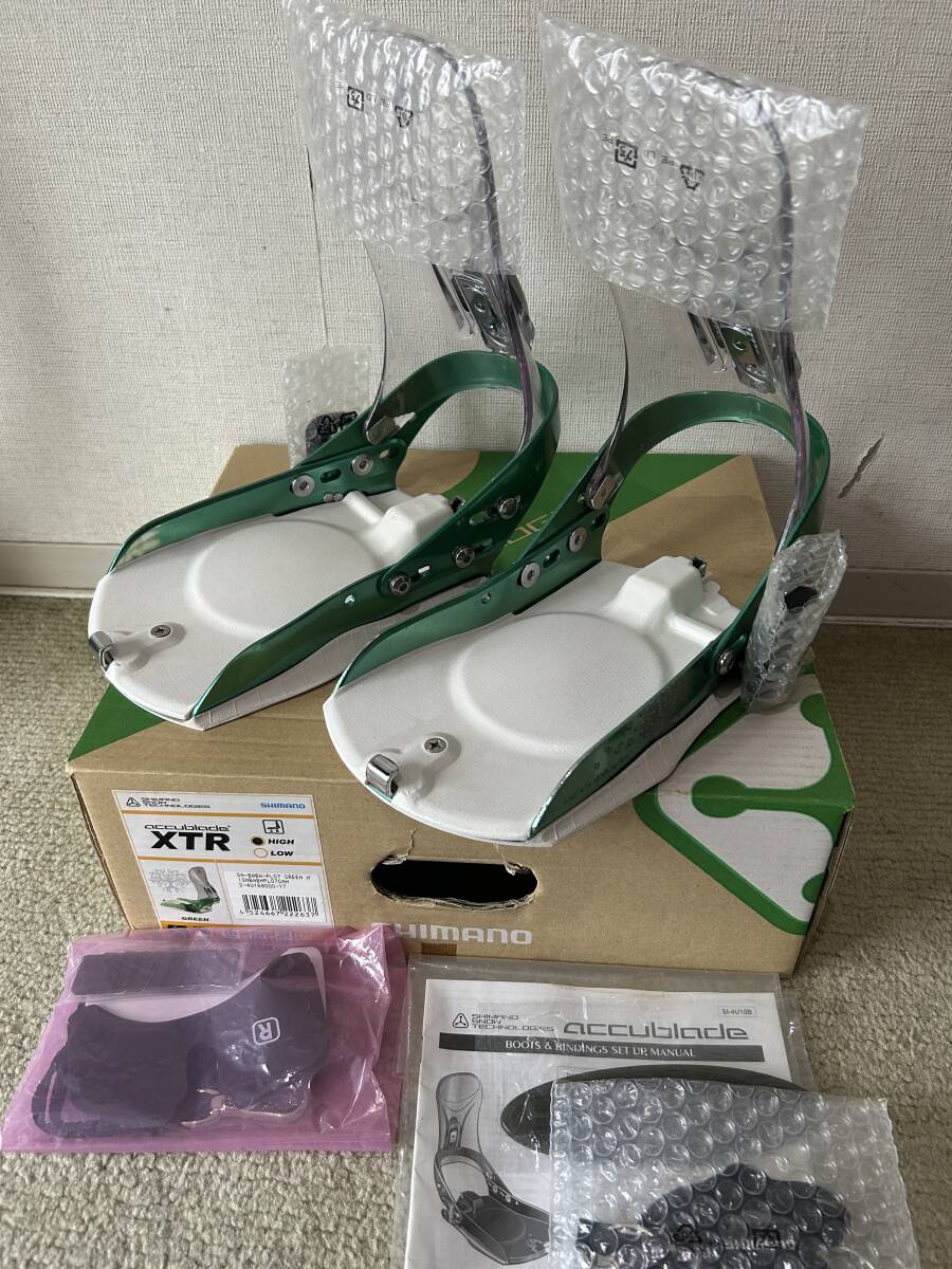 USED【ステップイン】希少色(グリーン)SHIMANOシマノ ACCUBLADE