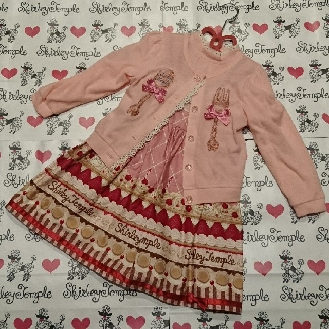 110シャーリーテンプル　ワンピース シャーリーテンプル♡ワンピース♡110♡