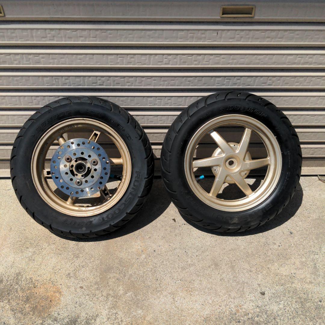AF34 35ZXホイール前後セット タイヤ付◎埼玉◎ AF34 35ZXホイール前後セット タイヤ付◎埼玉◎（DIO ZX純正