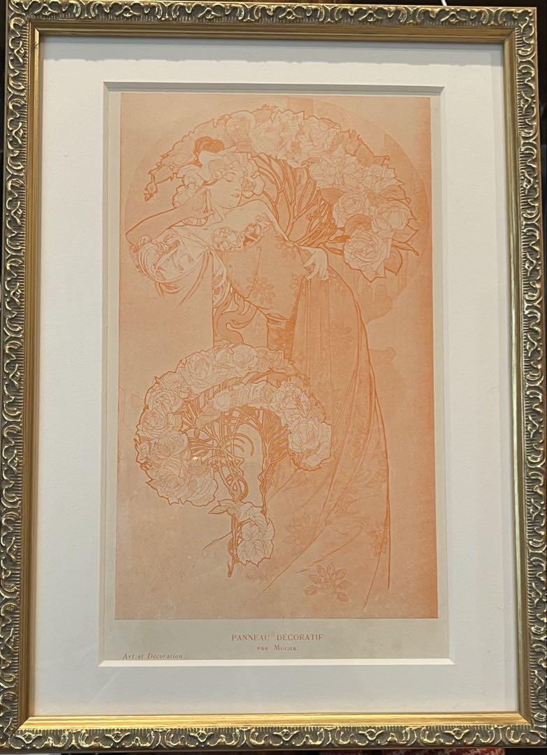 ミュシャ装飾資料　ローズ ミュシャ装飾資料 ローズ （展示 - Mucha Museum E-shop）