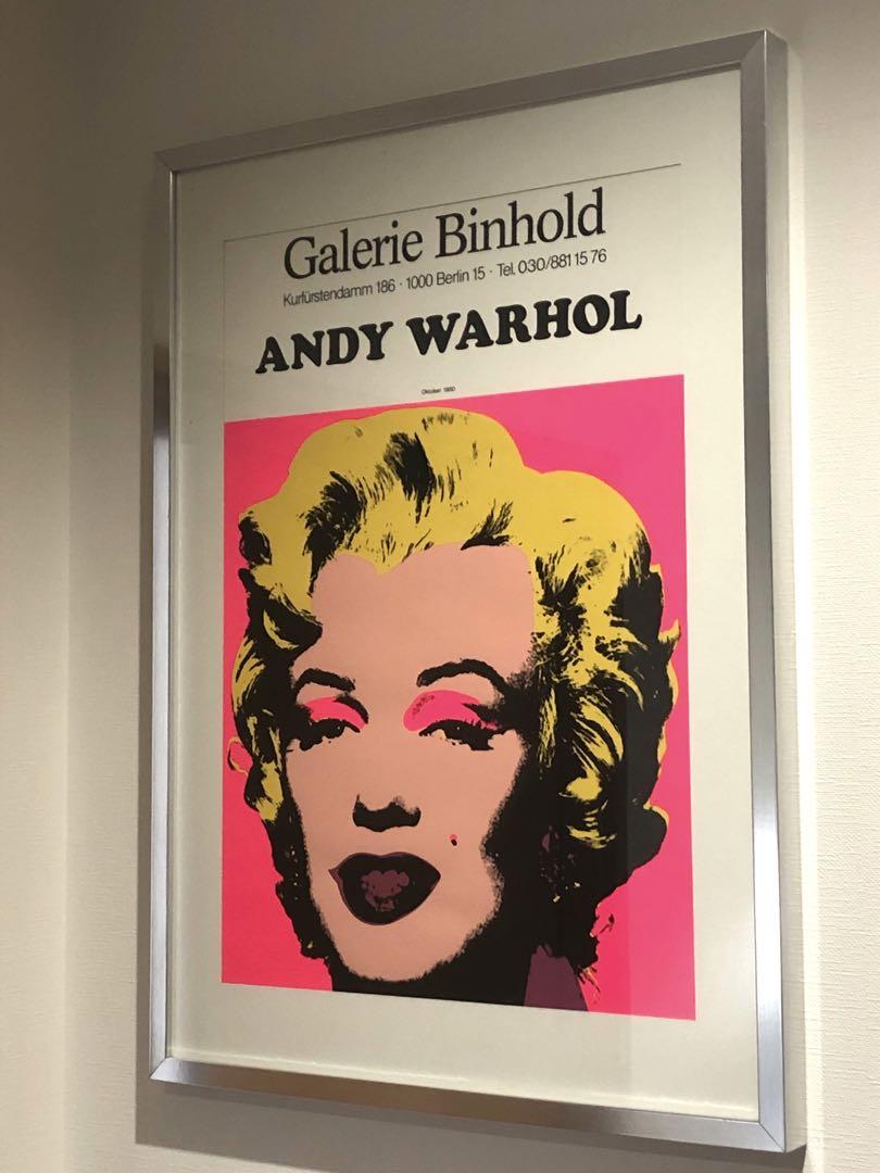 ANDY WARHOL Galerie Binhold リトグラフ ポスター ANDY WARHOL Galerie Binhold リトグラフ ポスター（Andy Warhol