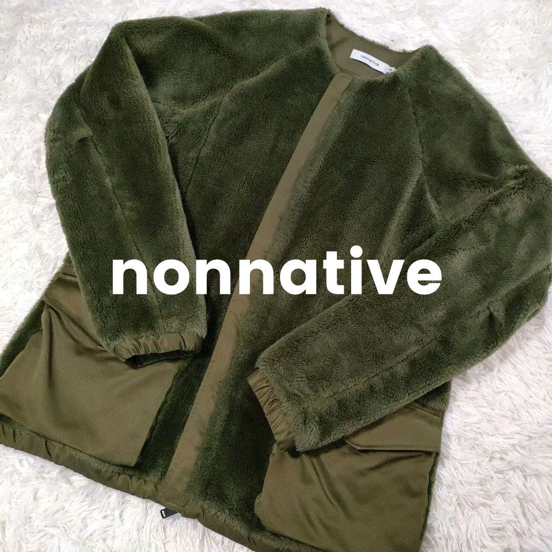 美品 nonnative  TROOPER CARDIGAN フリースジャケット 美品 nonnative TROOPER CARDIGAN フリースジャケット