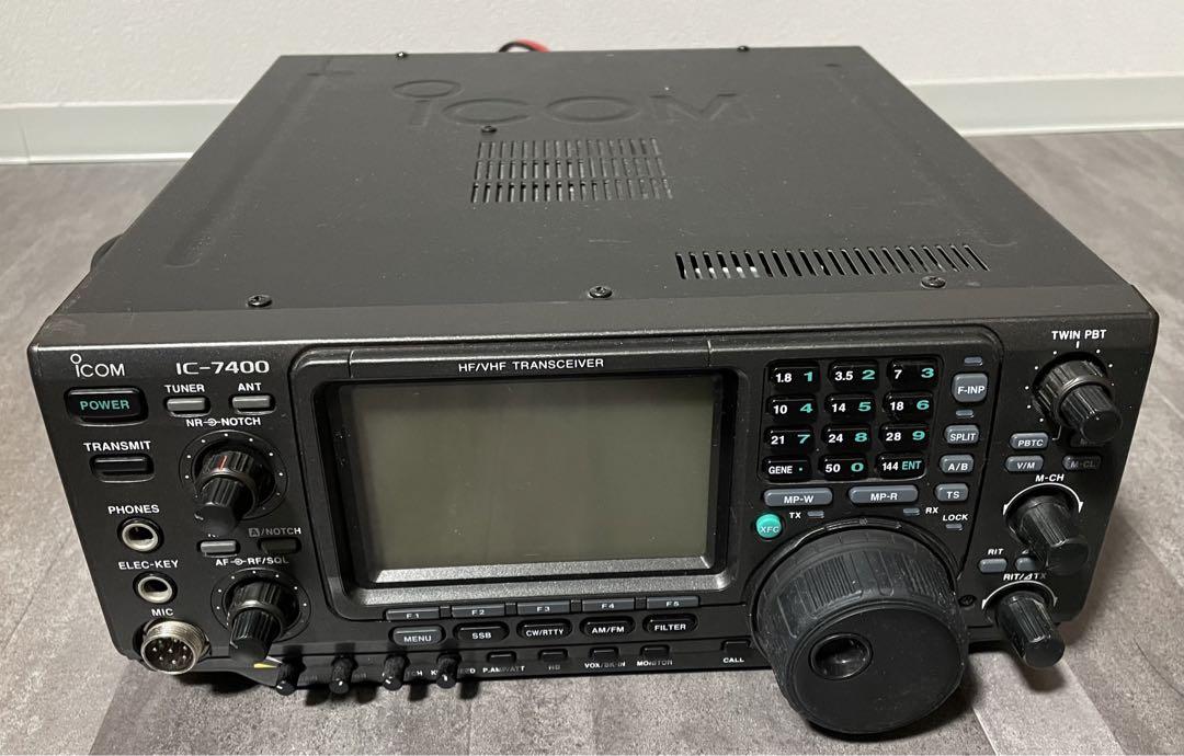 ICOM IC-7400 HF～6m(100W)/145MHz(EME改造済) マイク、電源