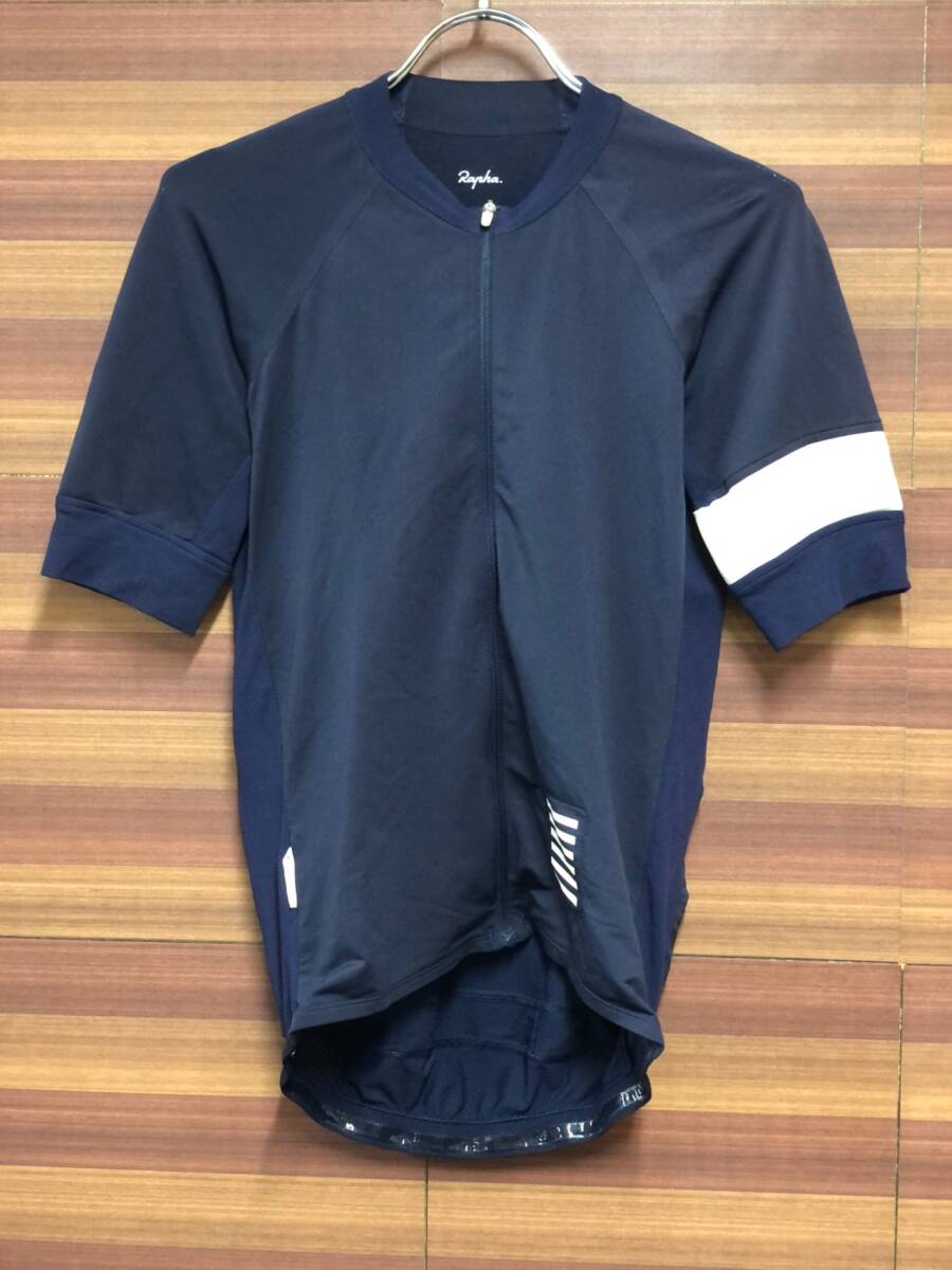 II623 ラファ Rapha PRO TEAM JERSEY 半袖 サイクルジャージ 紺