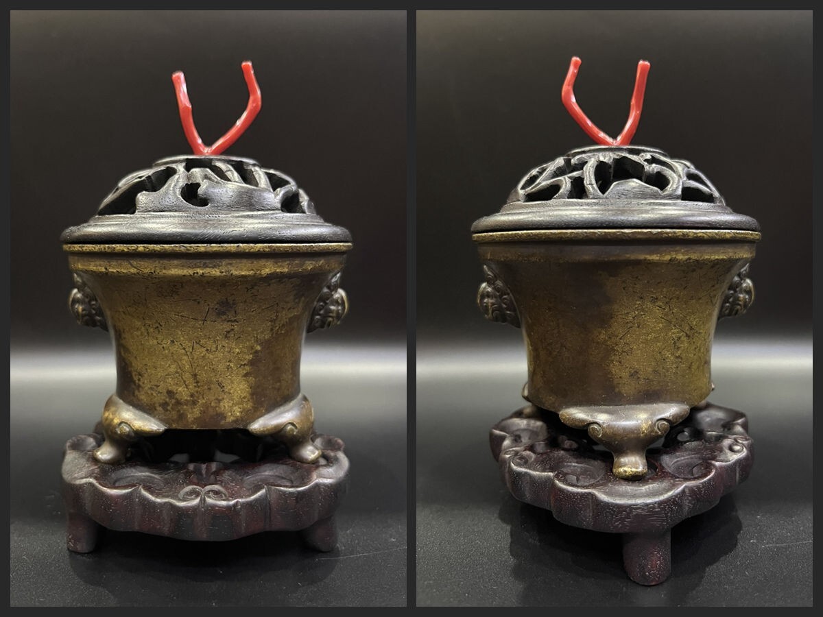 古銅 銅製 薰爐 茶道具 時代物 美術品 仏具 骨董品 古銅 銅製 薰爐 茶道具 時代物 美術品 仏具 骨董品 2025年最新