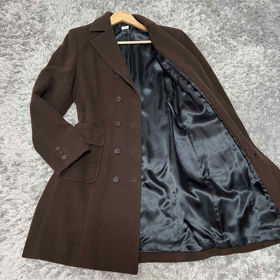 【希少】ポールスミス ナポレオンコート ウール カシミヤ ブラック M 金ボタン 希少】ポールスミス ナポレオンコート ウール カシミヤ ブラック
