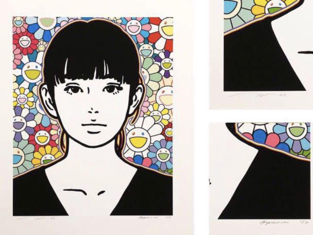 kyne 村上隆　版画　I KYNE×村上隆 Untitled:Q by KYNE | Art Scenes | Find and