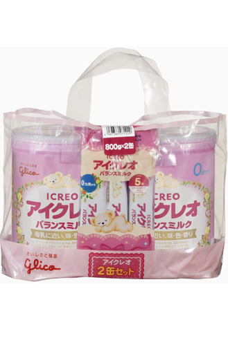 アイクレオ　800g 6缶　粉ミルク　グリコ グリコ）アイクレオ バランスミルク 4800g（800g×6缶）（0ヶ月~1