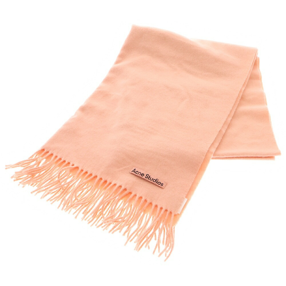 旧タグ　Acne Studios ピンク マフラー ウール アクネストゥディオズ ピンク マフラー - メルカリ