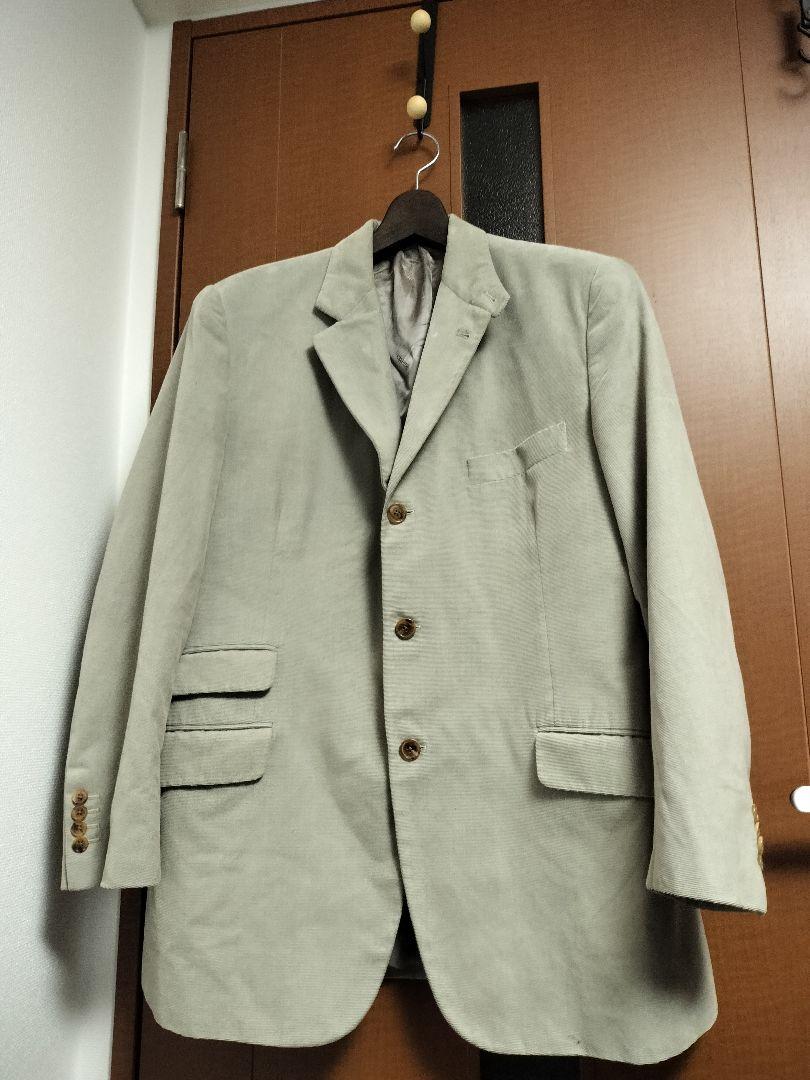 【最高級】エルメス　コーデュロイ　レザー　ジャケット　イタリア製　Hermes 最高級】エルメス コーデュロイ レザー ジャケット イタリア製