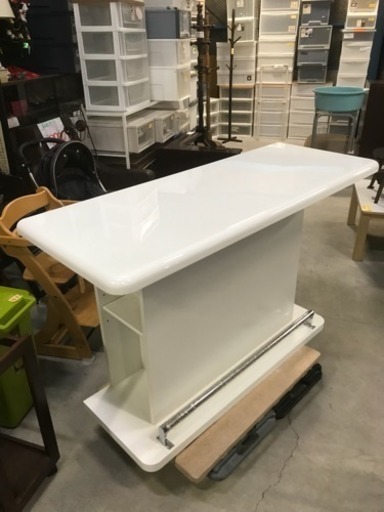 バーカウンター ホワイト (中古) ec61a6e9fb2d2486cec08bb6209c8e