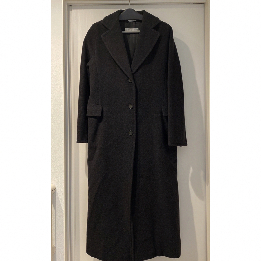 MaxMara マックスマーラ ヘリンボーン ロングコート Amazon | [マックスマーラ]コート ポルド ベルト付き ベージュ