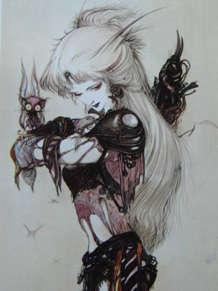 天野　喜孝、ファンタジー・ボックス、希少な画集より、新品額装付、状態良好 天野 喜孝、ファンタジー・ボックス、希少な画集より、新品額装