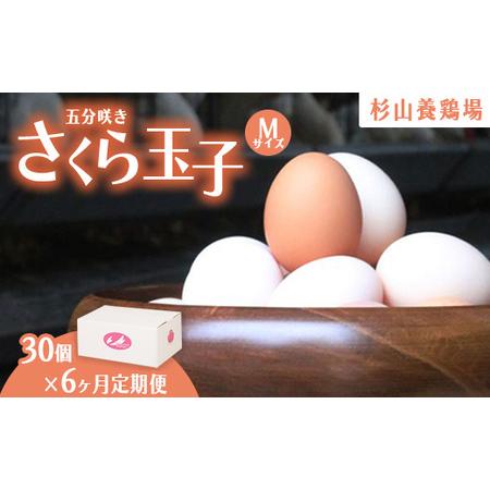ふるさと納税 【定期便6ヵ月】純国産鶏さくらちゃんが産んだ桜色