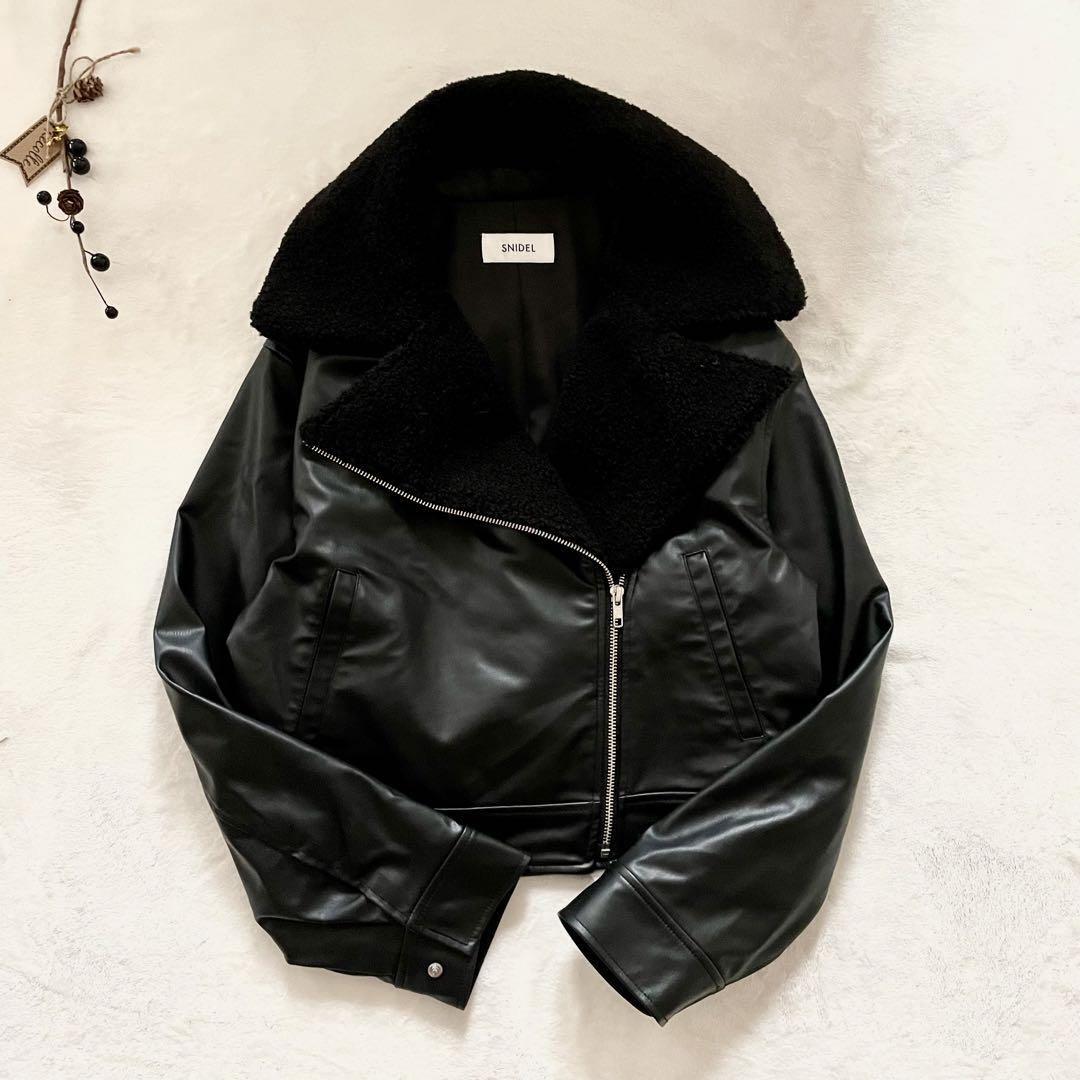 SNIDEL♡Sustainaライダース セール】Sustainableライダースジャケット（ライダース