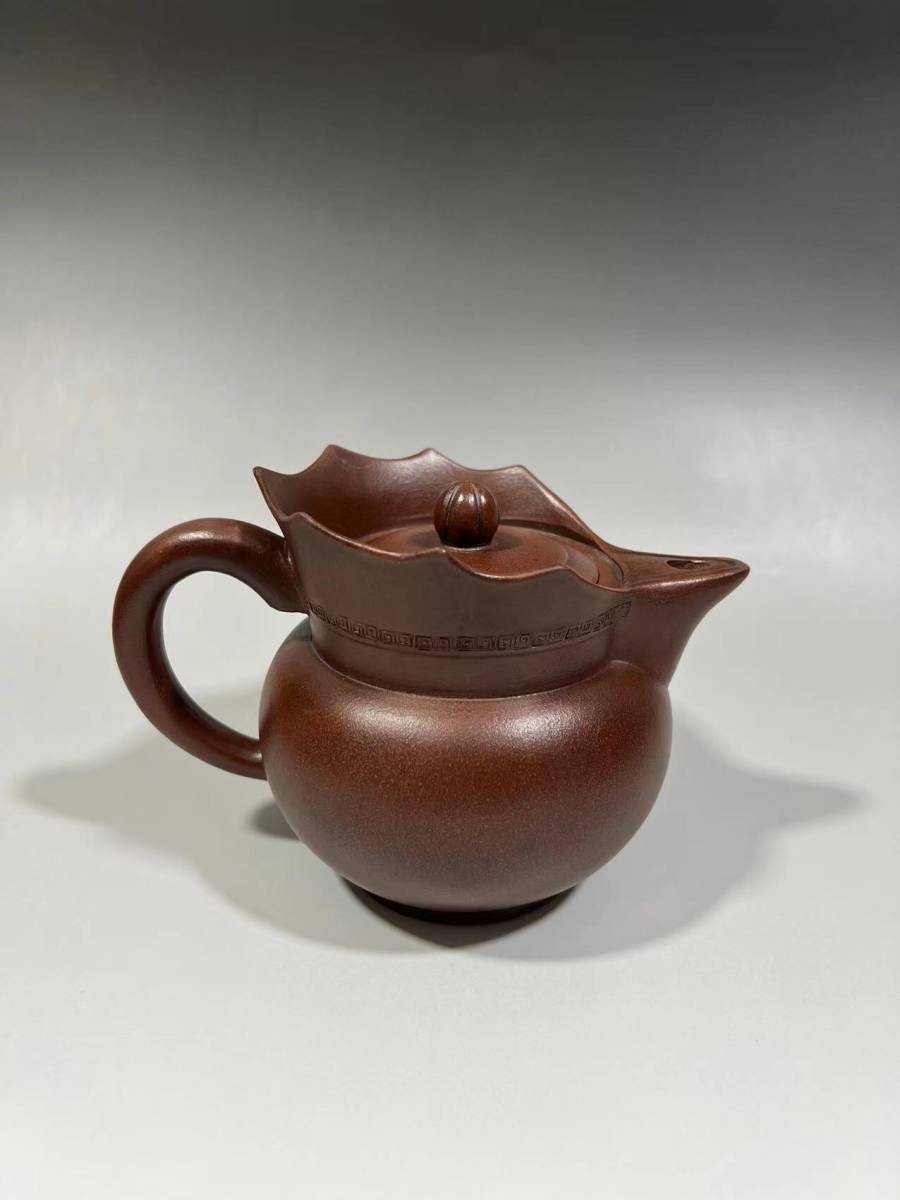 聚寳齋*紫砂精彫 紫砂壺*僧帽壺】茶壺 伸ばさ 茶道具 中国古美術