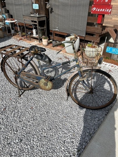 アンティーク昭和レトロ自転車 （アンティーク 古い昭和の自転車