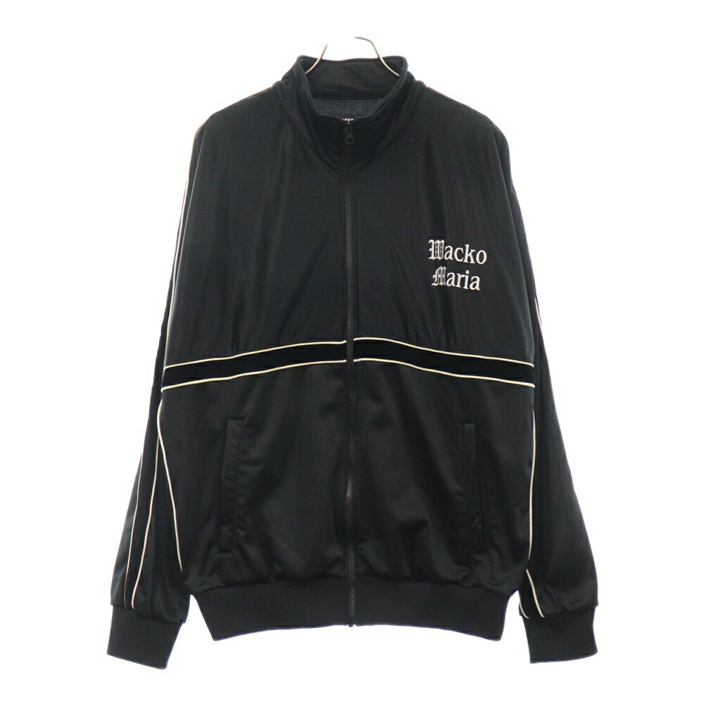 WACKO MARIA刺繍 ブラックジャケット WACKO MARIA(ワコマリア) サイズ:L TRACK JACKET -C- TYPE-2