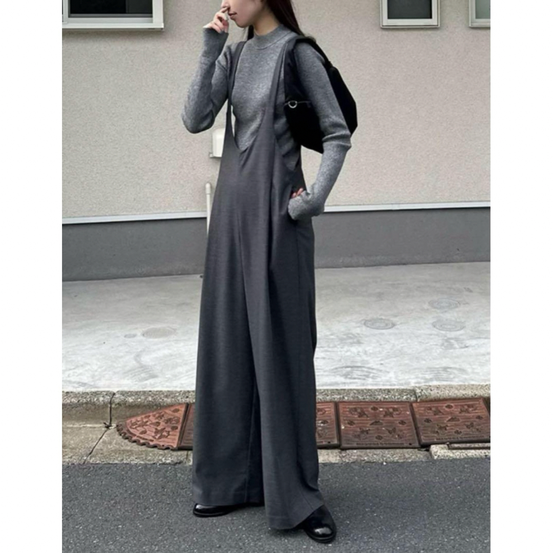【美品♡】CLANE U NECK TUCK SALOPETTE PANTS CLANE（クラネ）の「U NECK TUCK SALOPETTE PANTS（サロペット
