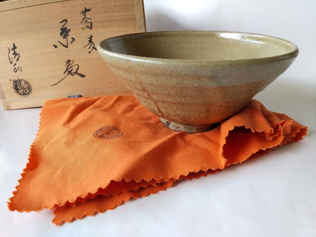 原清和 作 茶碗 「 蕎麦 茶碗 」 茶道具 抹茶碗 共箱 共布 栞 新品 原清和 作 茶碗 「 蕎麦 茶碗 」 茶道具 抹茶碗 共箱 共布 栞