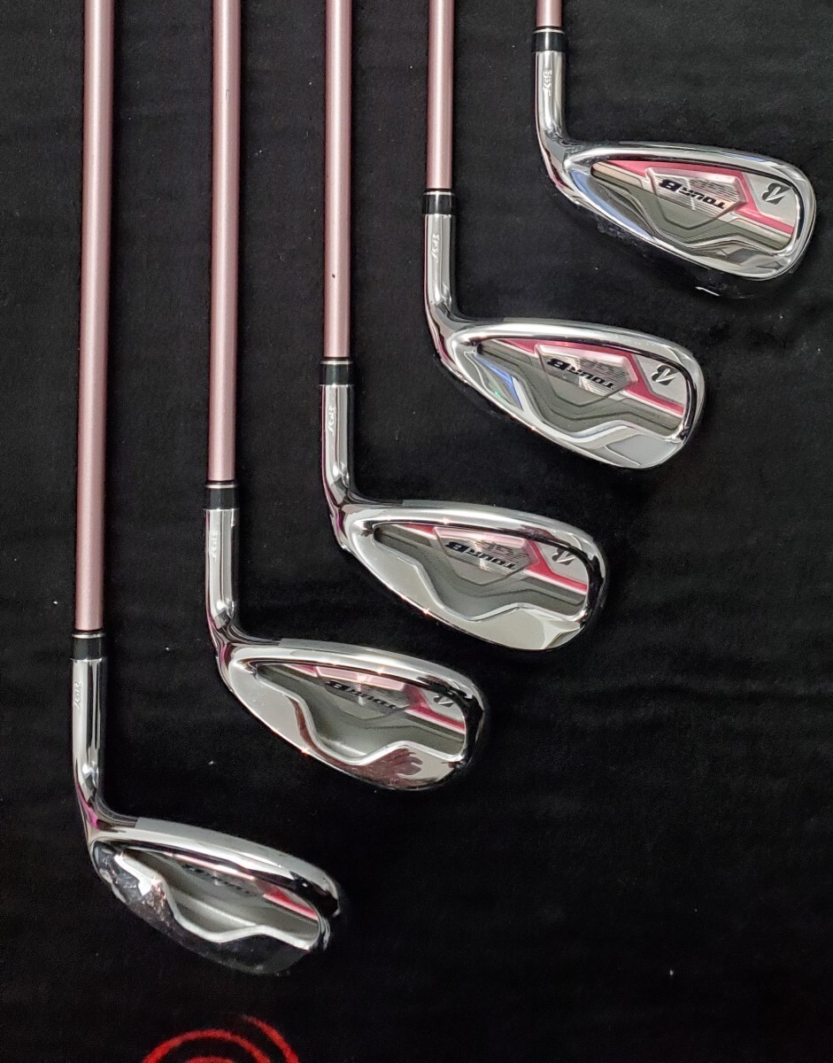 【美品】ブリヂストン TOUR B JGR レディースアイアンセット 5本 右 TOUR B ブリヂストン TOUR B JGR ツアーB レディース アイアン